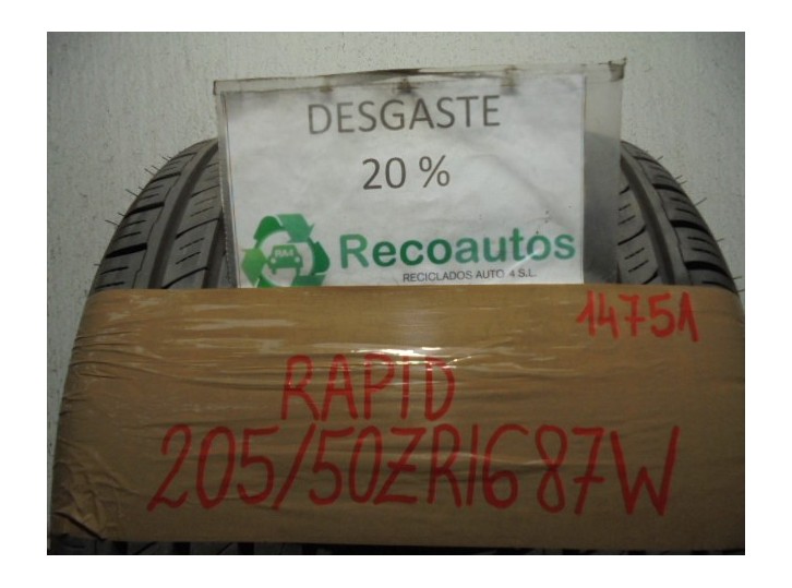 Recambio de neumatico/s para mg mg zr 105 referencia OEM IAM 20550ZR1687W RAPID P609