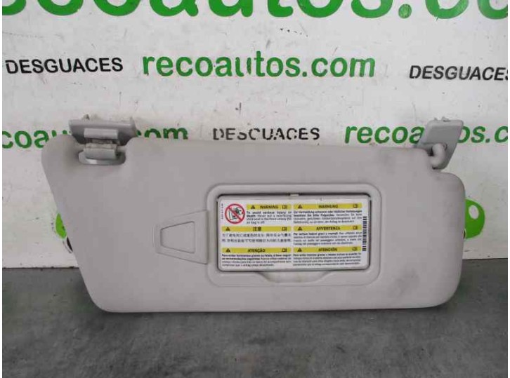 Recambio de parasol derecho para mercedes-benz clase b (w245) 2.0 cdi cat referencia OEM IAM 1698100210  