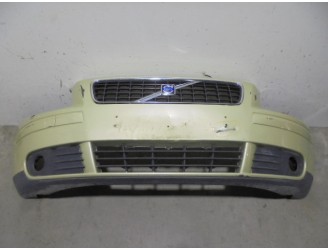 Replacement front bumper for Volvo S40 Saloon 2.4 CAT OEM IAM reference 39991834 LIGHT GREEN 