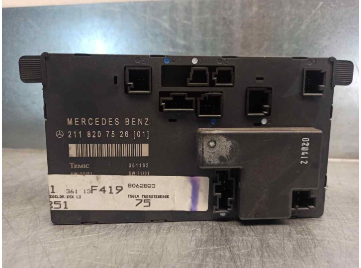 Recambio de modulo electronico para mercedes-benz clase e (w211) berlina e 220 cdi (211.006) referencia OEM IAM 2118207526 TEMI