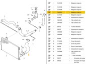 Recambio de tubo para volvo s60 berlina 2.4 diesel cat referencia OEM IAM 30680218 30680218 