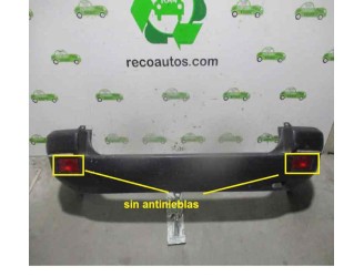 Recambio de paragolpes trasero para citroën zx break 1.9 diesel referencia OEM IAM NEGRO TEXTURADO 5 PUERTAS
