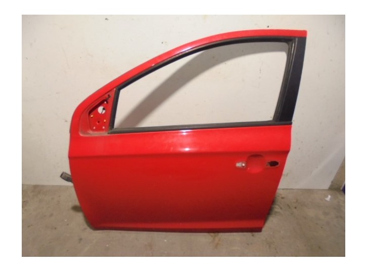 Recambio de puerta delantera izquierda para hyundai i20 style referencia OEM IAM 760031J000 ROJA 5 PUERTAS