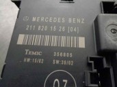Recambio de centralita cierre para mercedes-benz clase e (w211) berlina 2.2 cdi cat referencia OEM IAM 2118201526 