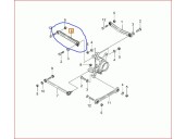 Recambio de brazo suspension superior trasero izquierdo para ssangyong rodius 2.7 turbodiesel cat referencia OEM IAM 4570121000 