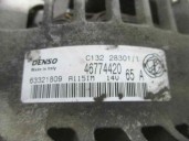 Replacement alternator for Fiat Punto Berlina (188) 1.9 D ELX (I) OEM IAM reference 46774420 63321809 DENSO