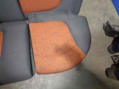Recambio de asientos traseros para chevrolet matiz 1.0 cat referencia OEM IAM TELA GRIS Y NARANJA 5 PUERTAS