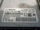 Recambio de centralita motor uce para peugeot 207 hdi referencia OEM IAM 9674254080 0281015849 BOSCH