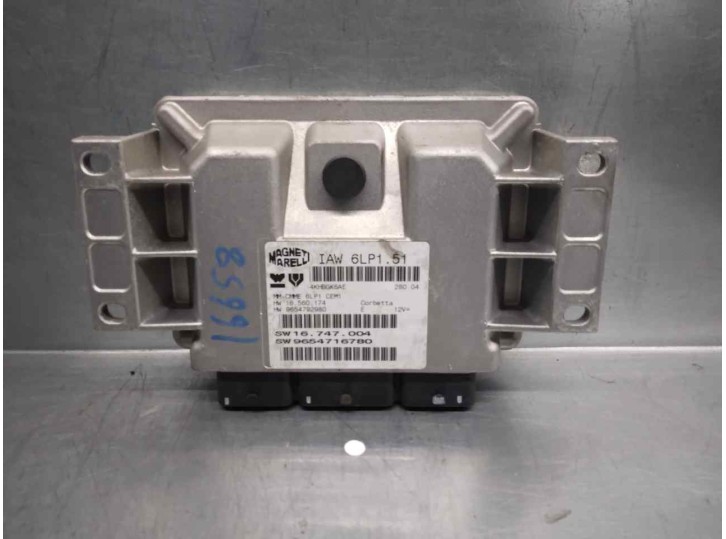 Recambio de centralita cambio automatico para peugeot 307 cc (s1) 2.0 16v cat referencia OEM IAM 9654716780 16747004 MAGNETI MAR