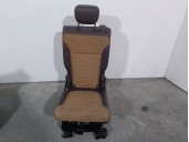 Recambio de asientos trasero izquierdo para opel zafira tourer 1.6 cdti dpf referencia OEM IAM 2302770 TELA Y CUERO MARRON 5 PUE
