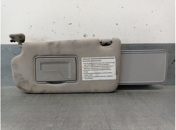 Recambio de parasol izquierdo para hyundai tucson (jm) 2.0 crdi cat referencia OEM IAM 852012E130J9 852012E130J9 