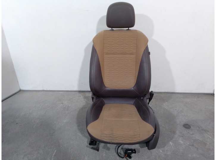 Recambio de asiento delantero izquierdo para opel zafira tourer 1.6 cdti dpf referencia OEM IAM 2250408 TELA Y CUERO MARRON 5 PU