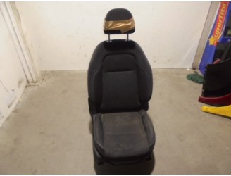 Recambio de asiento delantero derecho para citroën c3 picasso exclusive referencia OEM IAM 3775671 TELA NEGRA 5 PUERTAS