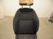 Recambio de asiento delantero derecho para citroën c3 picasso exclusive referencia OEM IAM 3775671 TELA NEGRA 5 PUERTAS