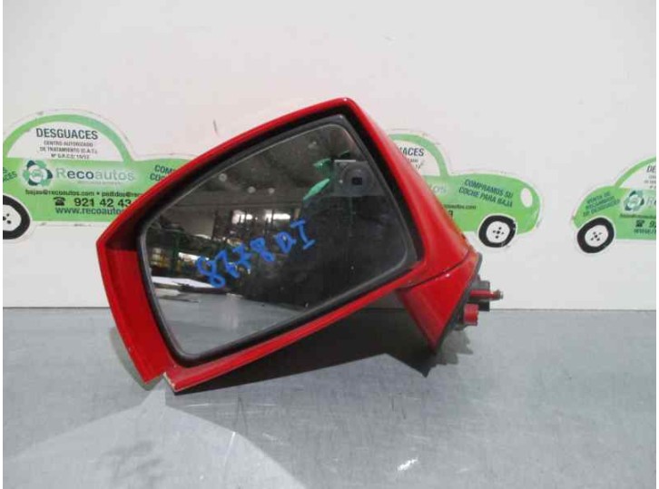 Replacement left wing mirror for Hyundai Coupé (GK) 1.6 FX OEM IAM reference 876102C300 RED 