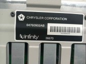 Recambio de sistema audio / radio cd para chrysler 300 m (lr) 2.7 cat referencia OEM IAM 04760902AB  