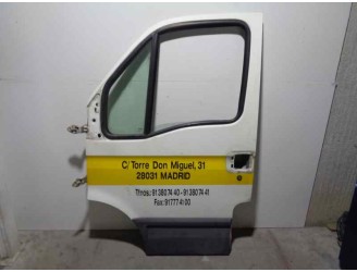 Replacement front left door for Iveco C35 C35S12 OEM IAM reference 842429 WHITE AND YELLOW 5 DOORS