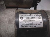 Replacement starter motor for Chrysler 300 M (LR) 2.7 CAT OEM IAM reference 04609345 M001T84181ZC MITSUBITSHI