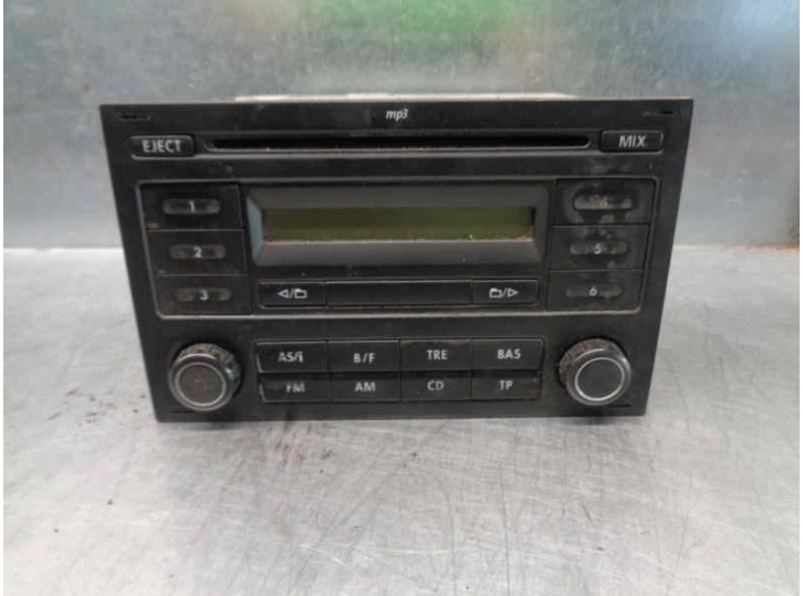 Replacement audio system / CD radio for Seat Alhambra (7V9) 1.9 TDI OEM IAM reference 5Z0035152D 