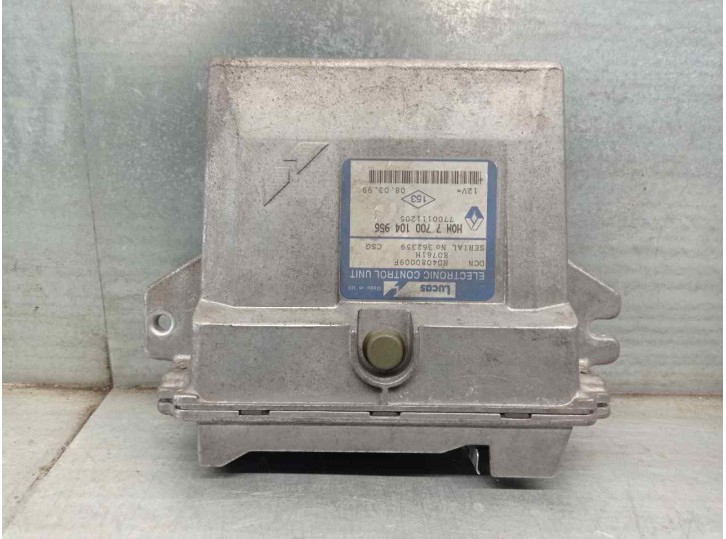 Replacement engine ECU for Renault Clio II phase I (B/CBO) 1.9 diesel OEM IAM reference 7700104956 7700111205 LUCAS