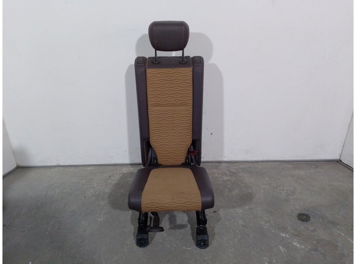 Recambio de asiento trasero medio para opel zafira tourer 1.6 cdti dpf referencia OEM IAM 2302773 TELA Y CUERO MARRON 5 PUERTAS