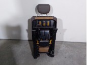 Recambio de asiento trasero medio para opel zafira tourer 1.6 cdti dpf referencia OEM IAM 2302773 TELA Y CUERO MARRON 5 PUERTAS