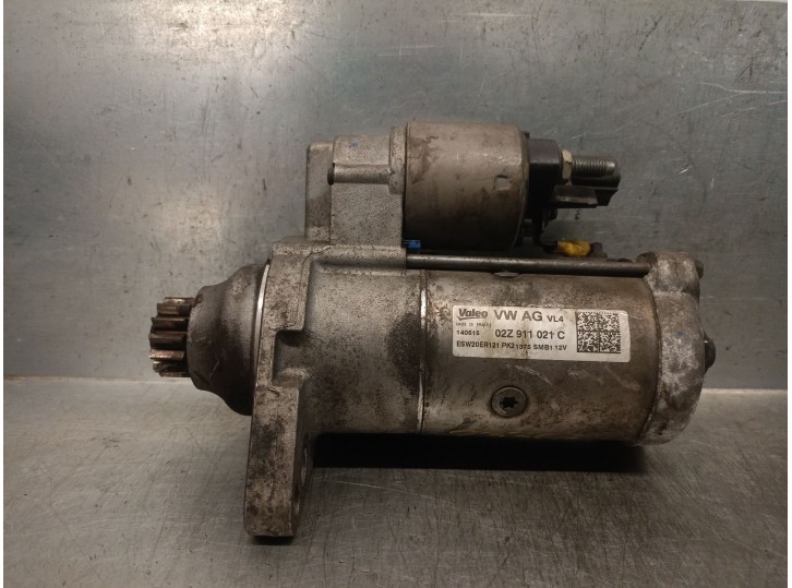 Replacement starter motor for Skoda Rapid Spaceback (NH1) 1.4 TDI OEM IAM reference 02Z911021C 02Z911021K VALEO