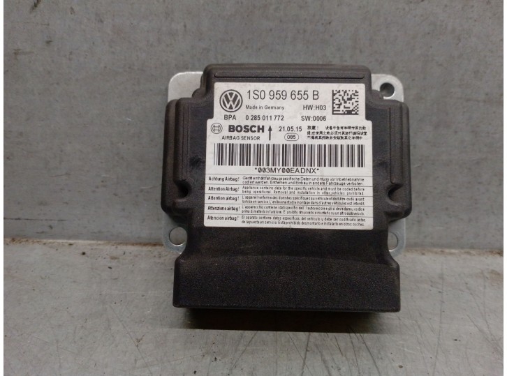 Recambio de centralita airbag para seat mii (kf1, ke1) 1.0 referencia OEM IAM 1S0959655B  0285011772 BOSCH