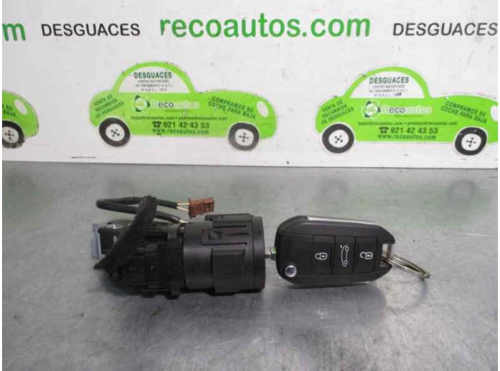 Ignition switch replacement part for Citroën C4 Cactus 1.2 12V e-THP OEM IAM reference 9663123380 