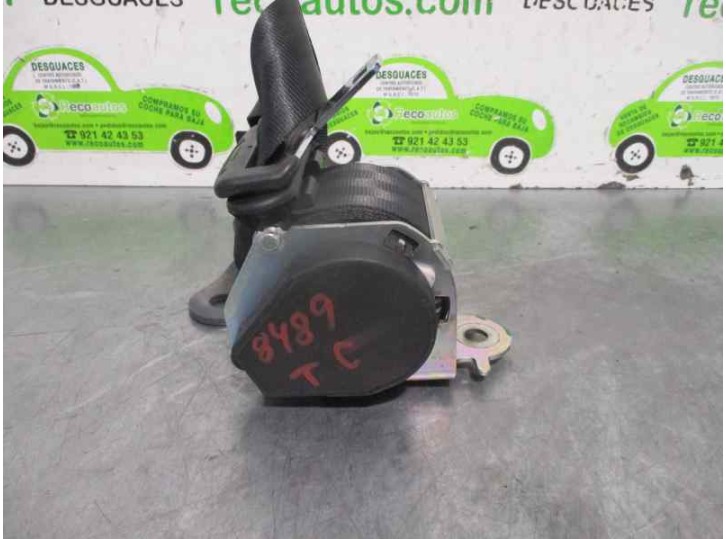 Replacement center rear seat belt for Dacia Logan 1.6 16V CAT OEM IAM reference 