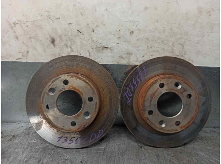 Recambio de disco freno delantero para renault 5 (b/c40) gtl (b/c 402, c 407) referencia OEM IAM 