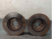 Replacement front brake disc for Hyundai Elantra (XD) 1.6 16V CAT OEM IAM reference 