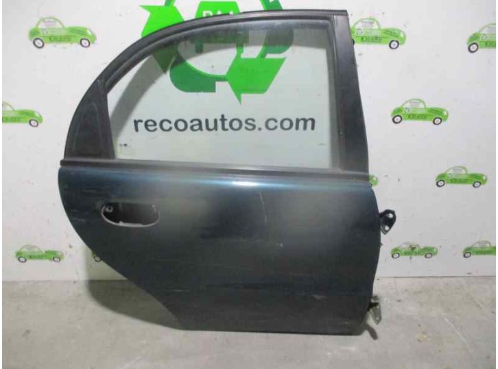 Replacement rear right door for Daewoo Lanos Cool OEM IAM reference 96303929 5 DOORS GREEN