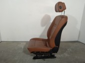 Recambio de asiento delantero derecho para bmw x5 (e70) 3.0 turbodiesel cat referencia OEM IAM 4511164 CUERO MARRON 5 PUERTAS