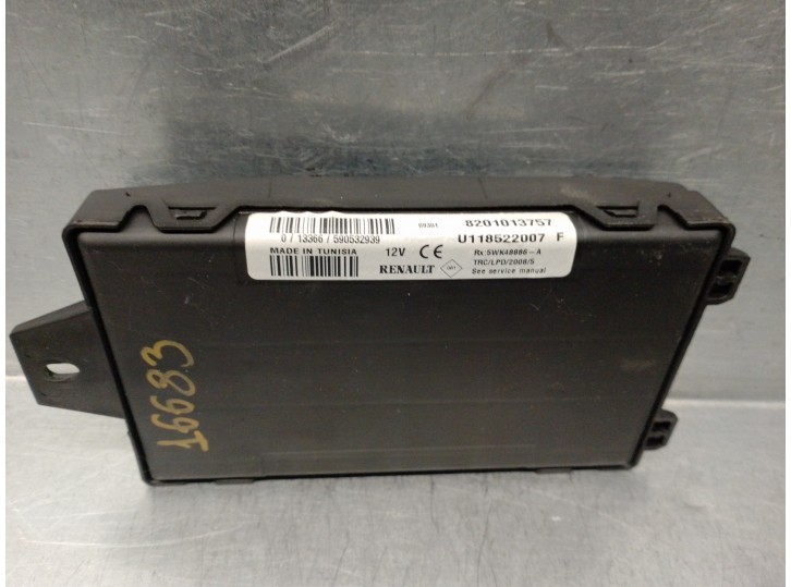 Recambio de centralita cierre para dacia logan mcv 1.5 dci diesel cat referencia OEM IAM 8201013757 5WK48886A SIEMMENS