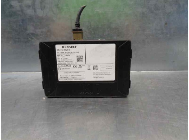 Recambio de modulo electronico para renault kadjar 1.5 dci diesel fap energy referencia OEM IAM 282752028R 
