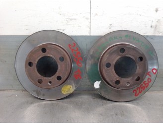 Recambio de disco freno trasero para skoda rapid (nh3, nk3, nk6) 1.6 tdi referencia OEM IAM 1J0615601P 1J0615601P 