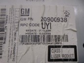 Recambio de sistema audio / radio cd para chevrolet cruze 2.0 diesel cat referencia OEM IAM 20900938 