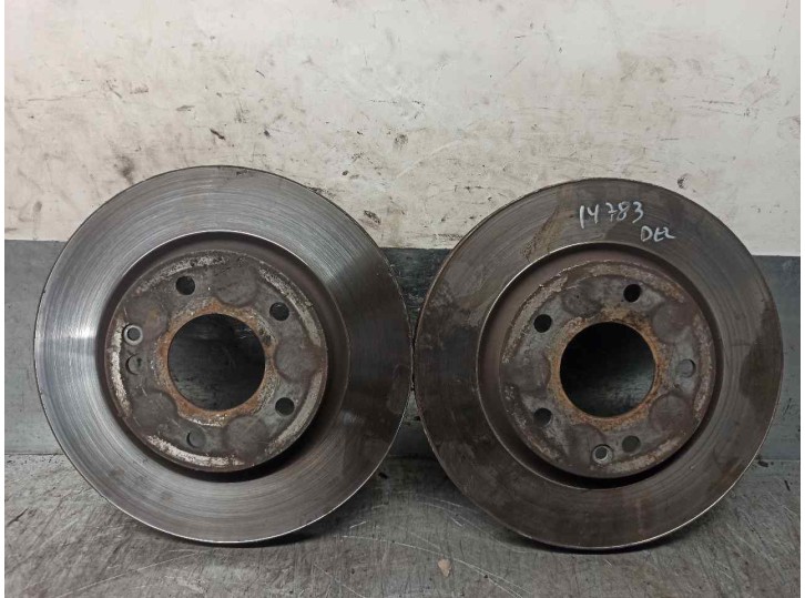 Recambio de disco freno delantero para mercedes-benz vaneo (w414) furgoneta compacta 1.7 turbodiesel cat referencia OEM IAM 