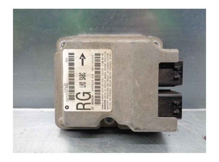 Recambio de centralita airbag para chrysler grand voyager (rg) 2.8 referencia OEM IAM 04727374AD 0285001742 BOSCH