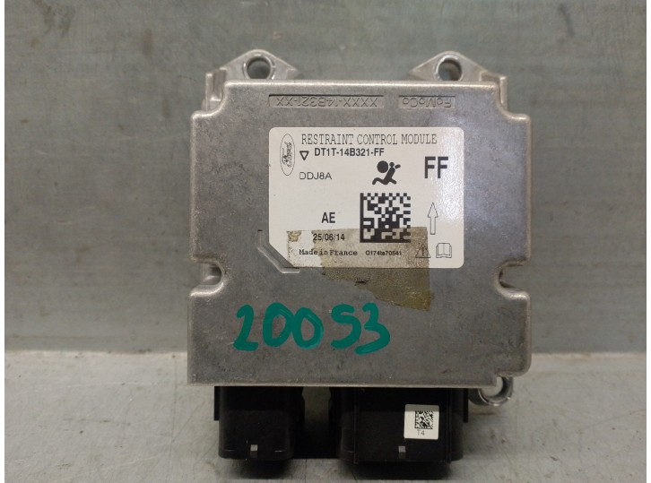 Recambio de centralita airbag para ford transit connect 1.6 tdci cat referencia OEM IAM DT1T14B321FF DT1T14B321FF 