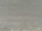 Recambio de rejilla paragolpes derecha para seat leon (5f1) 1.6 tdi referencia OEM IAM 5F0853666G 5F0853666G 