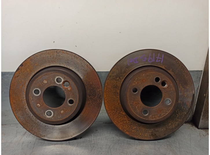 Recambio de disco freno delantero para mini cooper (rc31) (2004-...) manual 1.6 85 referencia OEM IAM 34111502891  