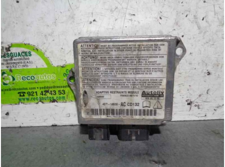 Recambio de centralita airbag para ford mondeo iii (b5y) 2.2 tdci referencia OEM IAM 4S7T14B056AC 603951000 AUTOLIV