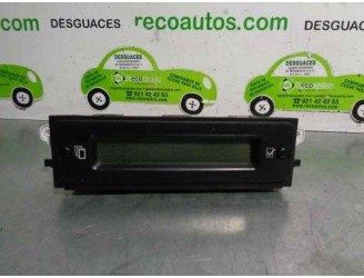 Replacement multifunction display for Citroën Xsara Saloon 2.0 HDi Vivace (66kW) OEM IAM reference 9643654377 