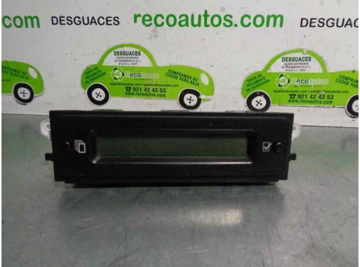 Replacement multifunction display for Citroën Xsara Saloon 2.0 HDi Vivace (66kW) OEM IAM reference 9643654377 