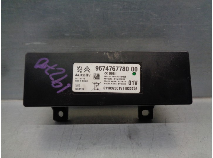 Recambio de modulo electronico para peugeot 508 business line referencia OEM IAM 9674767780  AUTOLIV