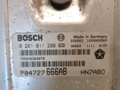 Replacement engine ECU for Chrysler Voyager (rg) 2.5 CRD Cat OEM IAM reference P04727666AB 0281011280 BOSCH