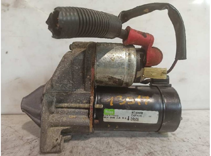 Replacement starter motor for Mitsubishi Space Star (DG0) 1.3 CAT OEM IAM reference MD308088 D6RA76 VALEO