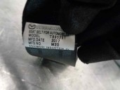 Replacement rear left seat belt for Mazda 3 lim. () 2.0 cat OEM IAM reference T89525T 4 DOORS 